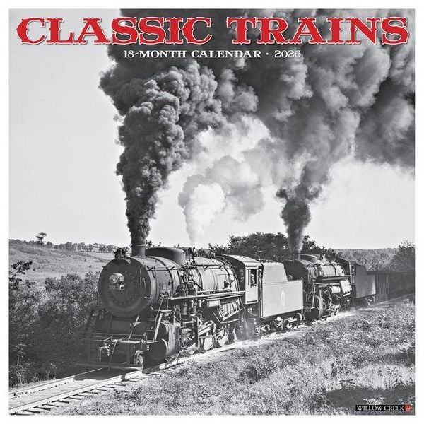 Produktbild: Classic Trains 2026 Wall Calendar