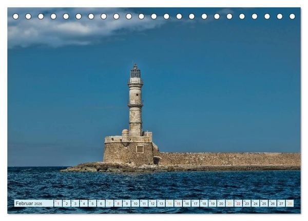Produktbild: Leuchtt&uuml;rme - maritime Wegweiser weltweit (Tischkalender 2026 DIN A5 quer), CALVENDO Monatskalender