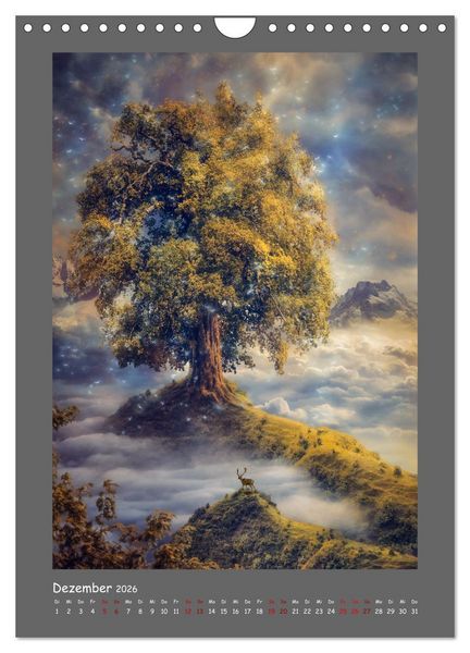 Produktbild: Yggdrasil - Der Baum des Lebens (Wandkalender 2026 DIN A4 hoch), CALVENDO Monatskalender