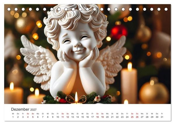 Produktbild: Niedliche Putten (Tischkalender 2027 DIN A5 quer), CALVENDO Monatskalender