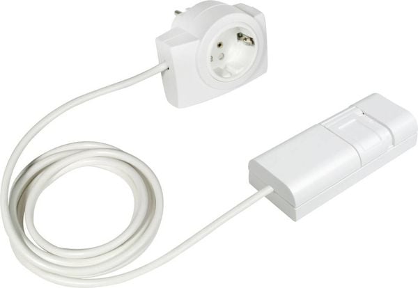 Produktbild: Ehmann 2160c0709 Schnurdimmer Geeignet f&uuml;r Leuchtmittel: LED-Lampe, Energiesparlampe, Halogenlampe, Gl&uuml;hlampe Wei&szlig;