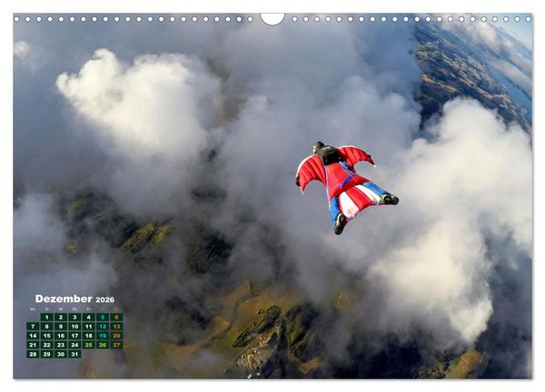 Produktbild: Base Jumping Adrenalin- Kick (Wandkalender 2026 DIN A3 quer), CALVENDO Monatskalender