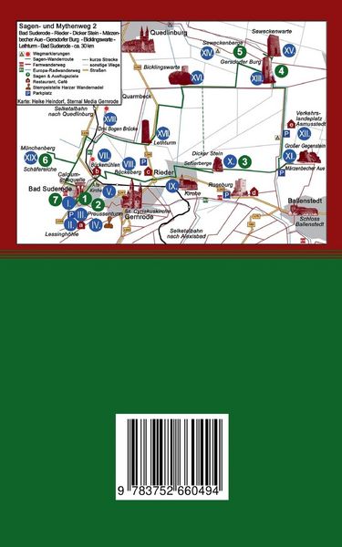 Produktbild: Kleines Harzwanderbuch der Sagen und Mythen 2