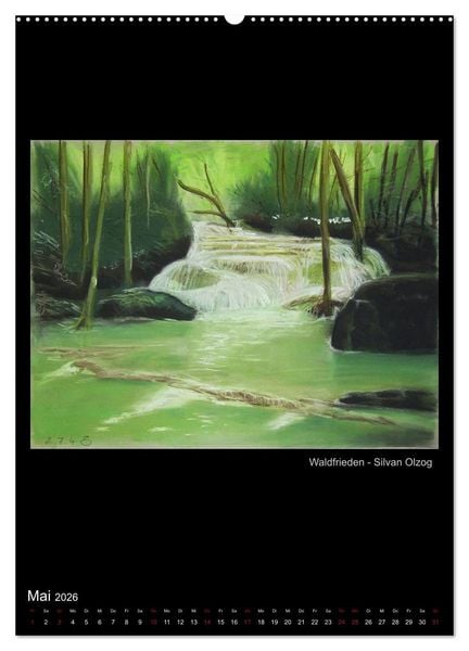 Produktbild: Kunstkalender der Moerser Palette e.V. (Wandkalender 2026 DIN A2 hoch), CALVENDO Monatskalender