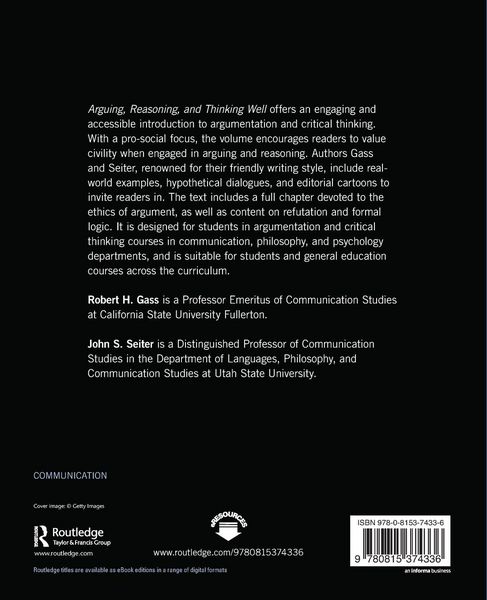 Produktbild: Arguing, Reasoning, and Thinking Well