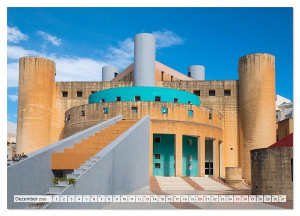 Produktbild: Malta &ndash; Historisches Juwel im Mittelmeer (Wandkalender 2026 DIN A2 quer), CALVENDO Monatskalender