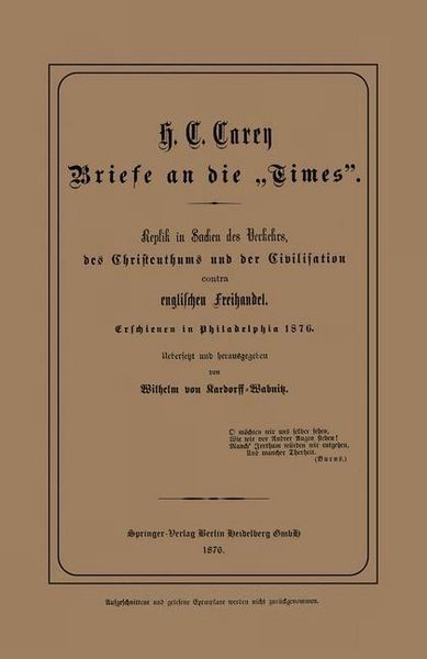 Produktbild: Briefe an die "Times"