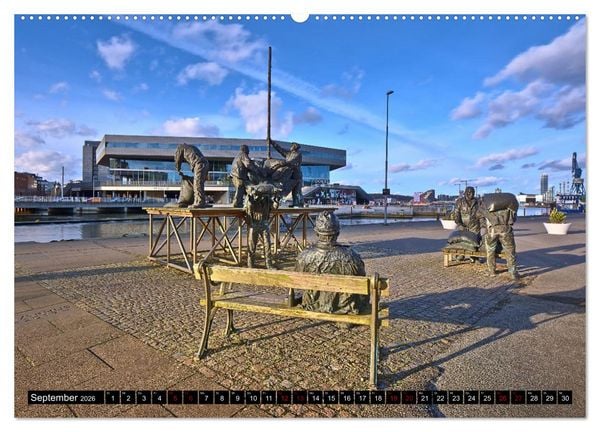 Produktbild: AARHUS, die kleinste Gro&szlig;stadt der Welt (Wandkalender 2026 DIN A2 quer), CALVENDO Monatskalender
