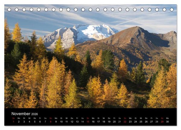 Produktbild: Berge, T&auml;ler & Seen (Tischkalender 2026 DIN A5 quer), CALVENDO Monatskalender