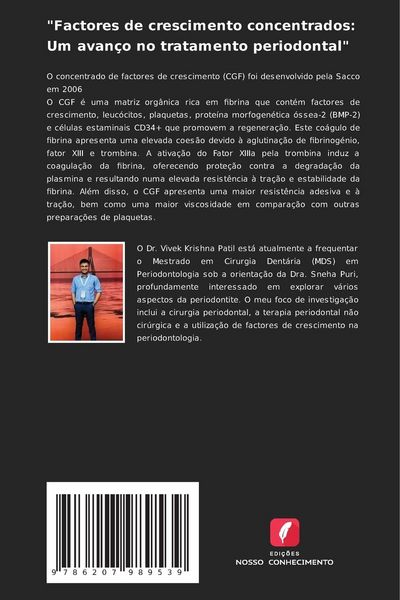 Produktbild: "Factores de crescimento concentrados: Um avan&ccedil;o no tratamento periodontal"
