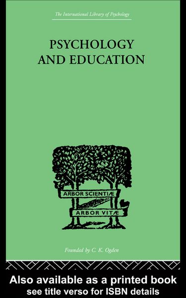 Produktbild: Psychology And Education
