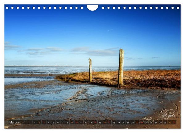 Produktbild: Friesland - Watt und Nordsee / CH-Version (Wandkalender 2026 DIN A4 quer), CALVENDO Monatskalender