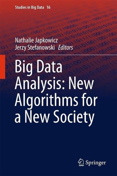 Produktbild: Big Data Analysis: New Algorithms for a New Society