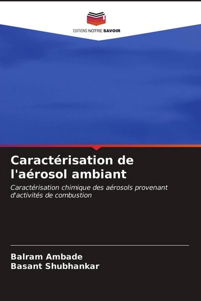Produktbild: Caract&eacute;risation de l'a&eacute;rosol ambiant