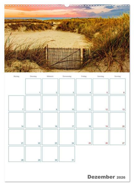 Produktbild: Ostseebad Prerow - Dar&szlig;er Momente - Terminplaner (hochwertiger Premium Wandkalender 2026 DIN A2 hoch), Kunstdruck in Hochglanz