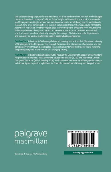 Produktbild: Bourdieu, Habitus and Social Research