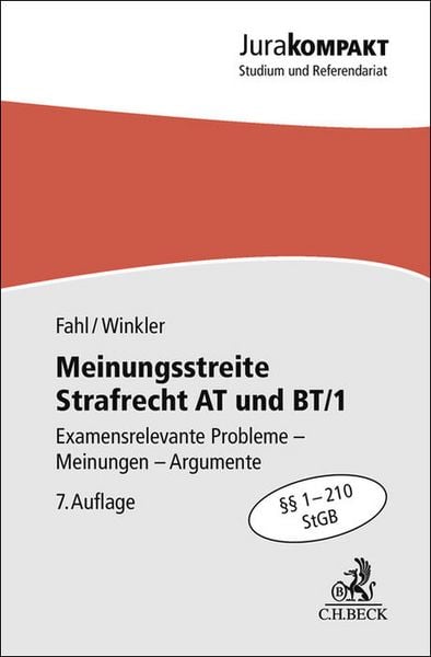 Produktbild: Meinungsstreite Strafrecht AT und BT/1