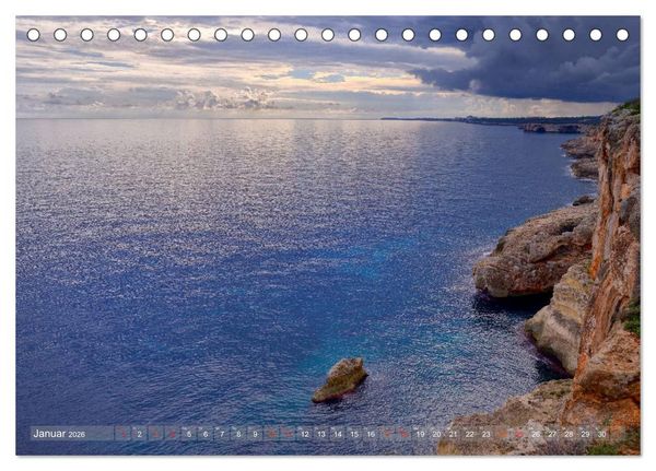 Produktbild: Mallorca Zauberhaftes Licht (Tischkalender 2026 DIN A5 quer), CALVENDO Monatskalender