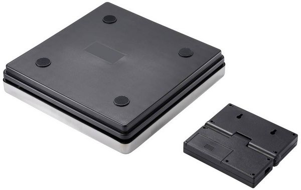 Produktbild: VOLTCRAFT PLS-205S Plattformwaage VC-15445055 W&auml;gebereich (max.) 50 kg Ablesbarkeit 1 g netzbetrieben, batteriebetrieben Edelstahl
