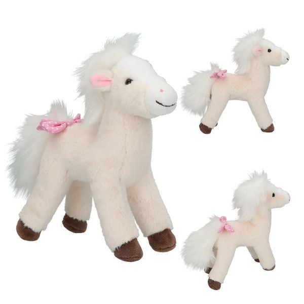 Miss Melody Plüschpferd Cremeweiß 18 cm