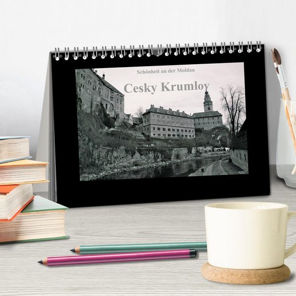Produktbild: Sch&ouml;nheit an der Moldau - Cesky Krumlov (Tischkalender 2026 DIN A5 quer), CALVENDO Monatskalender