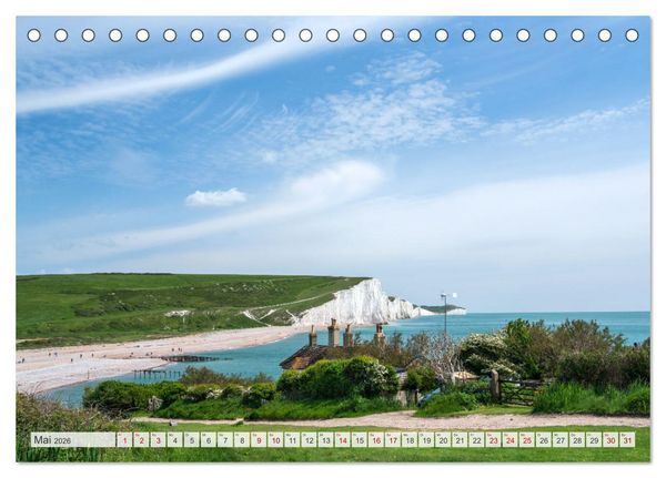 Produktbild: S&uuml;dengland... zu Fu&szlig; (Tischkalender 2026 DIN A5 quer), CALVENDO Monatskalender