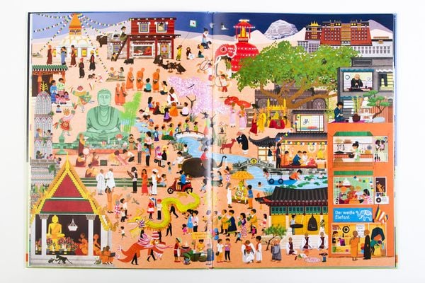 Produktbild: Das Wimmelbuch der Weltreligionen