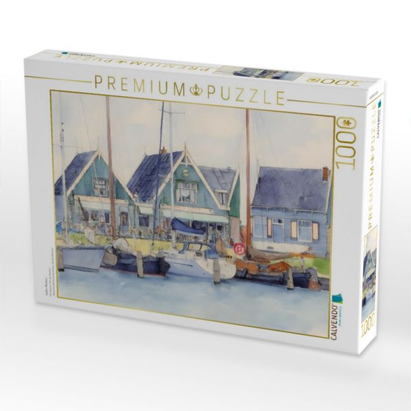 Produktbild: CALVENDO Puzzle Hafen Marken | 1000 Teile Lege-Gr&ouml;&szlig;e 64x48cm Foto-Puzzle f&uuml;r gl&uuml;ckliche Stunden