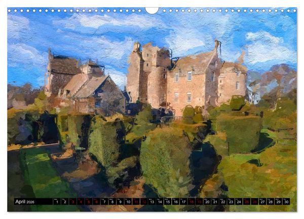 Produktbild: Castles of Scotland (Wall Calendar 2026 DIN A3 landscape), CALVENDO 12 Month Wall Calendar