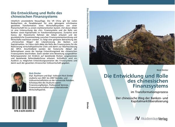 Produktbild: Die Entwicklung und Rolle des chinesischen Finanzsystems