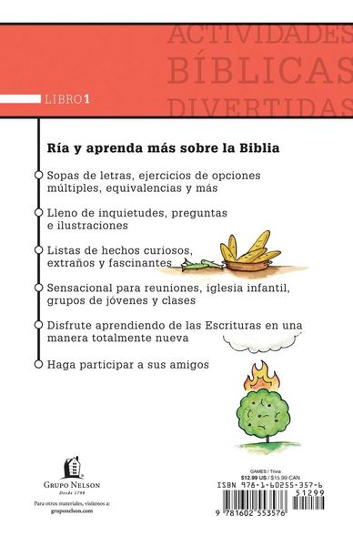 Produktbild: Un Actividades B&iquest;&iquest;blicas Divertidas, Libro I