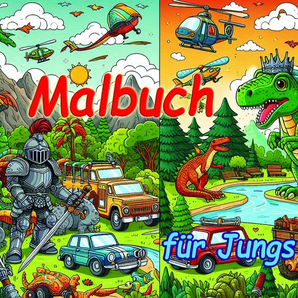 Produktbild: Malbuch f&uuml;r Jungs