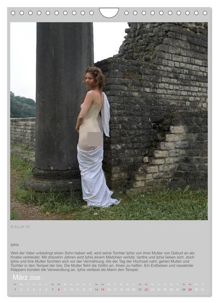 Produktbild: Verwandelte Frauen - Bodypainting-Metamorphosen nach Ovid (Wandkalender 2026 DIN A4 hoch), CALVENDO Monatskalender