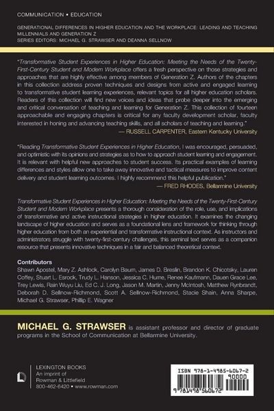 Produktbild: Transformative Student Experiences in Higher Education