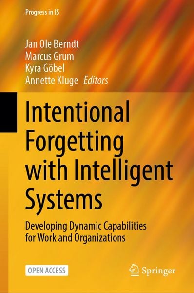 Produktbild: Intentional Forgetting with Intelligent Systems