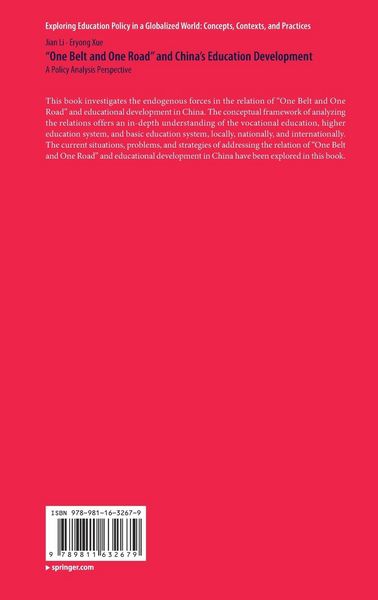 Produktbild: &ldquo;One Belt and One Road&rdquo; and China&rsquo;s Education Development