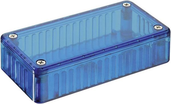Produktbild: Hammond Electronics 1591 ATBU Universal-Geh&auml;use 100 x 50 x 25 Polycarbonat Blau 1St.