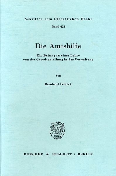Produktbild: Die Amtshilfe.