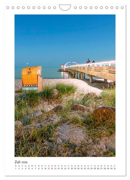 Produktbild: L&uuml;becker Bucht Seeb&auml;der an der Ostsee (Wandkalender 2026 DIN A4 hoch), CALVENDO Monatskalender