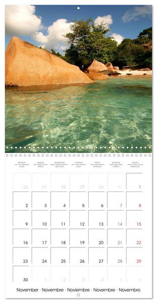 Produktbild: dream beaches - Seychelles (Wall Calendar 2026 12 &times; 12 Inch) CALVENDO 12 Month Wall Calendar