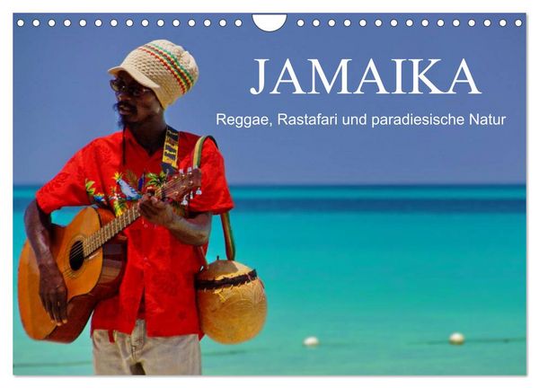 Produktbild: JAMAIKA Reggae, Rastafari und paradiesische Natur. (Wandkalender 2026 DIN A4 quer), CALVENDO Monatskalender