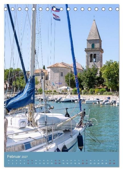 Produktbild: Facetten Kroatiens. K&uuml;sten, Inseln und Natur (Tischkalender 2027 DIN A5 hoch), CALVENDO Monatskalender