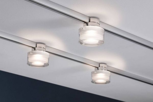 Produktbild: Paulmann Topa Dot  Hochvolt-Schienensystem-Leuchte URail LED fest eingebaut 5.2 W LED Chrom, Klar, Satin