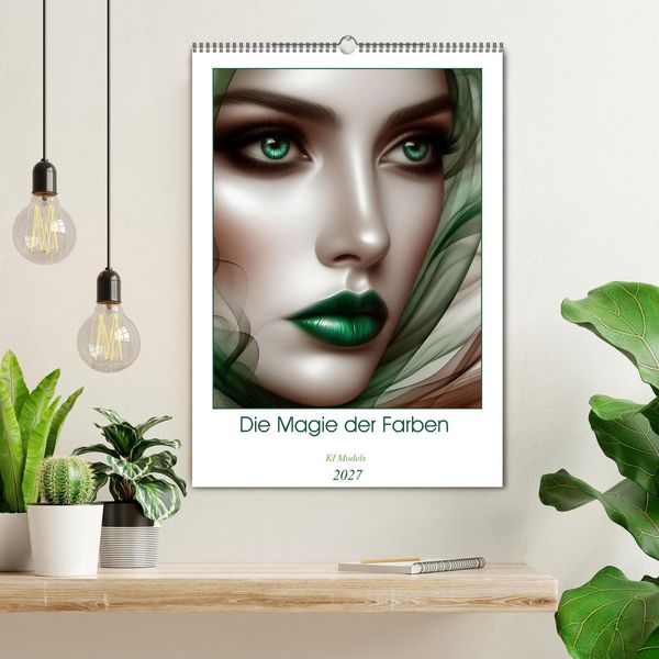 Produktbild: Die Magie der Farben (Wandkalender 2027 DIN A2 hoch), CALVENDO Monatskalender