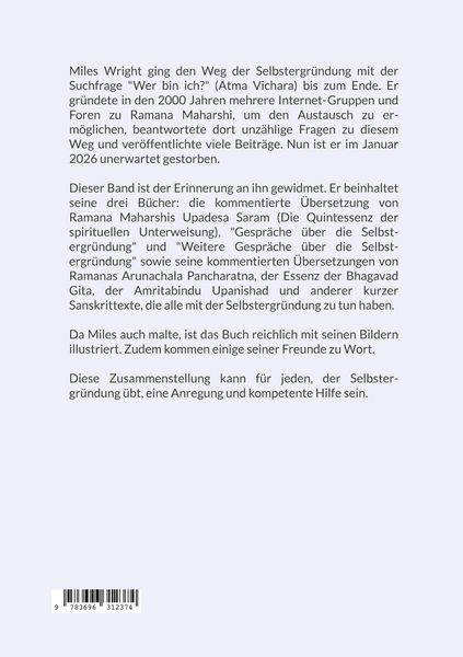 Produktbild: Eine Anleitung zur Selbstergr&uuml;ndung (Atma Vichara) nach den Lehren Ramana Maharshis