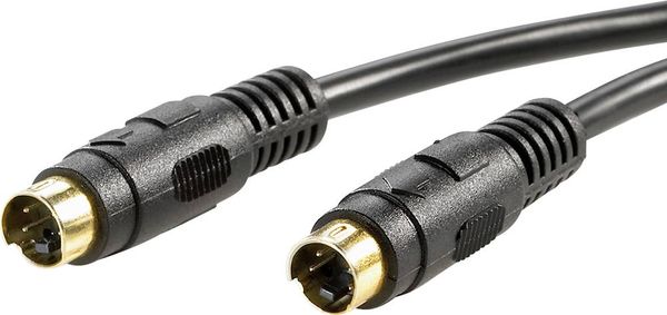 Produktbild: Value S-Video Video Anschlusskabel 3.00m Schwarz