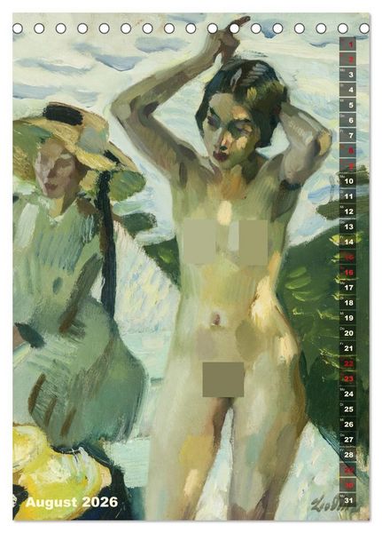 Produktbild: Leo Putz - Die Kunst der Sinnlichkeit (Tischkalender 2026 DIN A5 hoch), CALVENDO Monatskalender