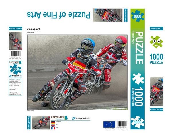 Produktbild: CALVENDO Puzzle Zweikampf | 1000 Teile Lege-Gr&ouml;&szlig;e 64x48cm Foto-Puzzle f&uuml;r gl&uuml;ckliche Stunden