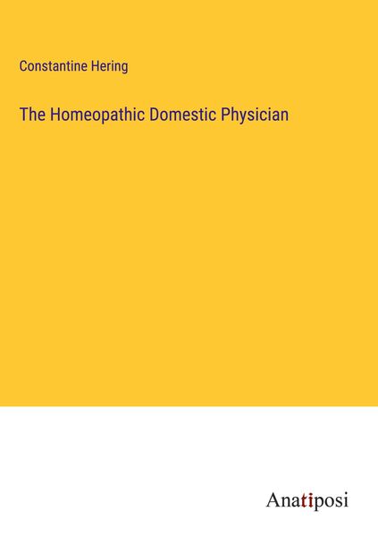 Produktbild: The Homeopathic Domestic Physician