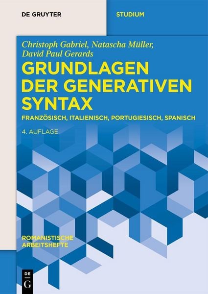 Produktbild: Grundlagen der generativen Syntax